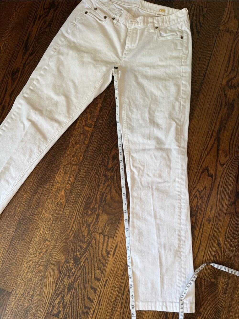 J. Crew Matchstick Women’s White Straight-Leg Jeans - Picture 3 of 8